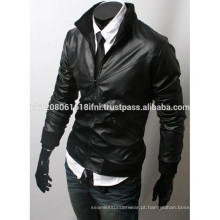 nova jaqueta de couro masculina de design clássico e jaqueta corta-vento quente